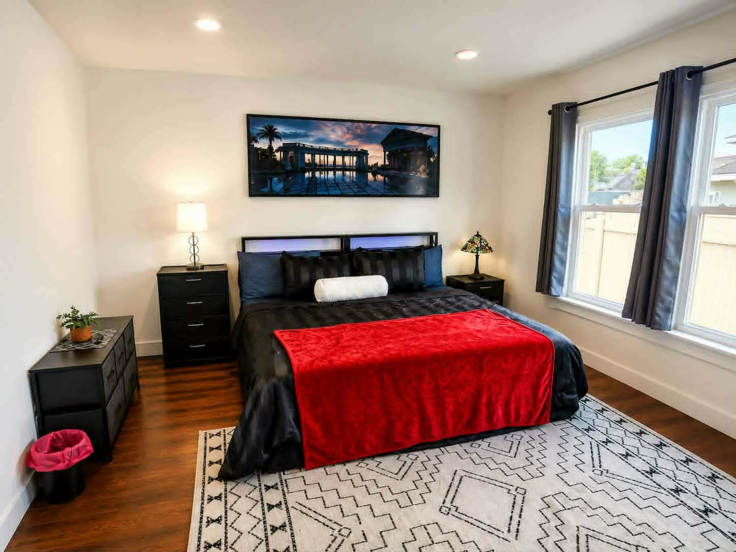 Bedroom one in the Victorian House