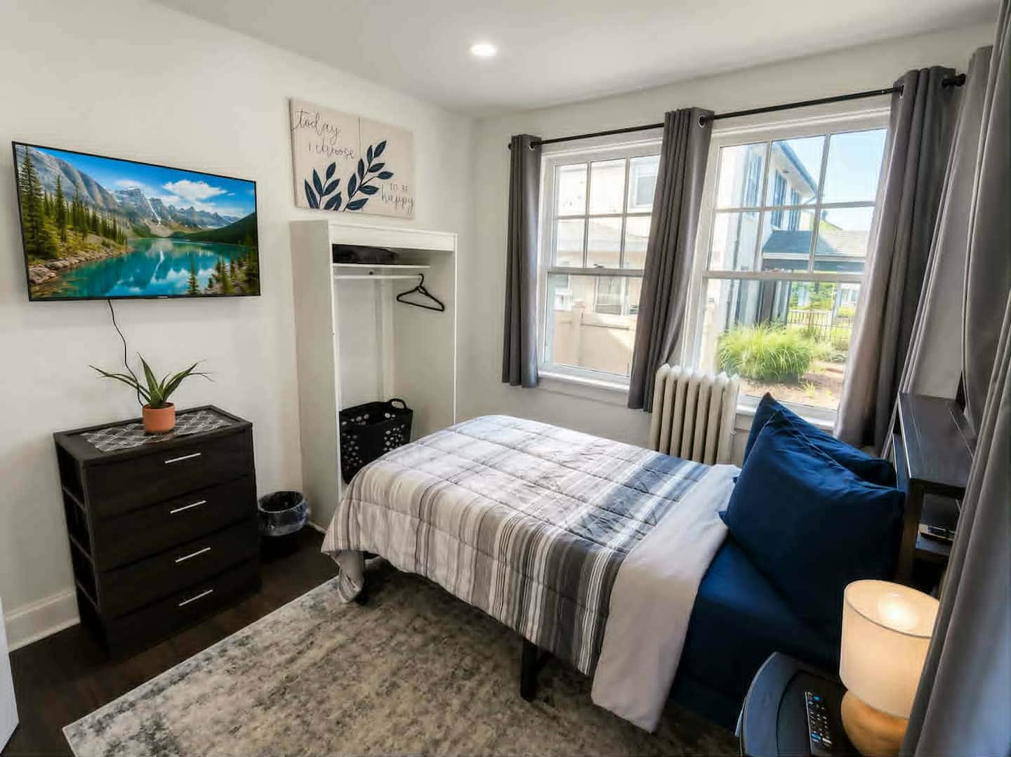 Bedroom three in the Victorian House